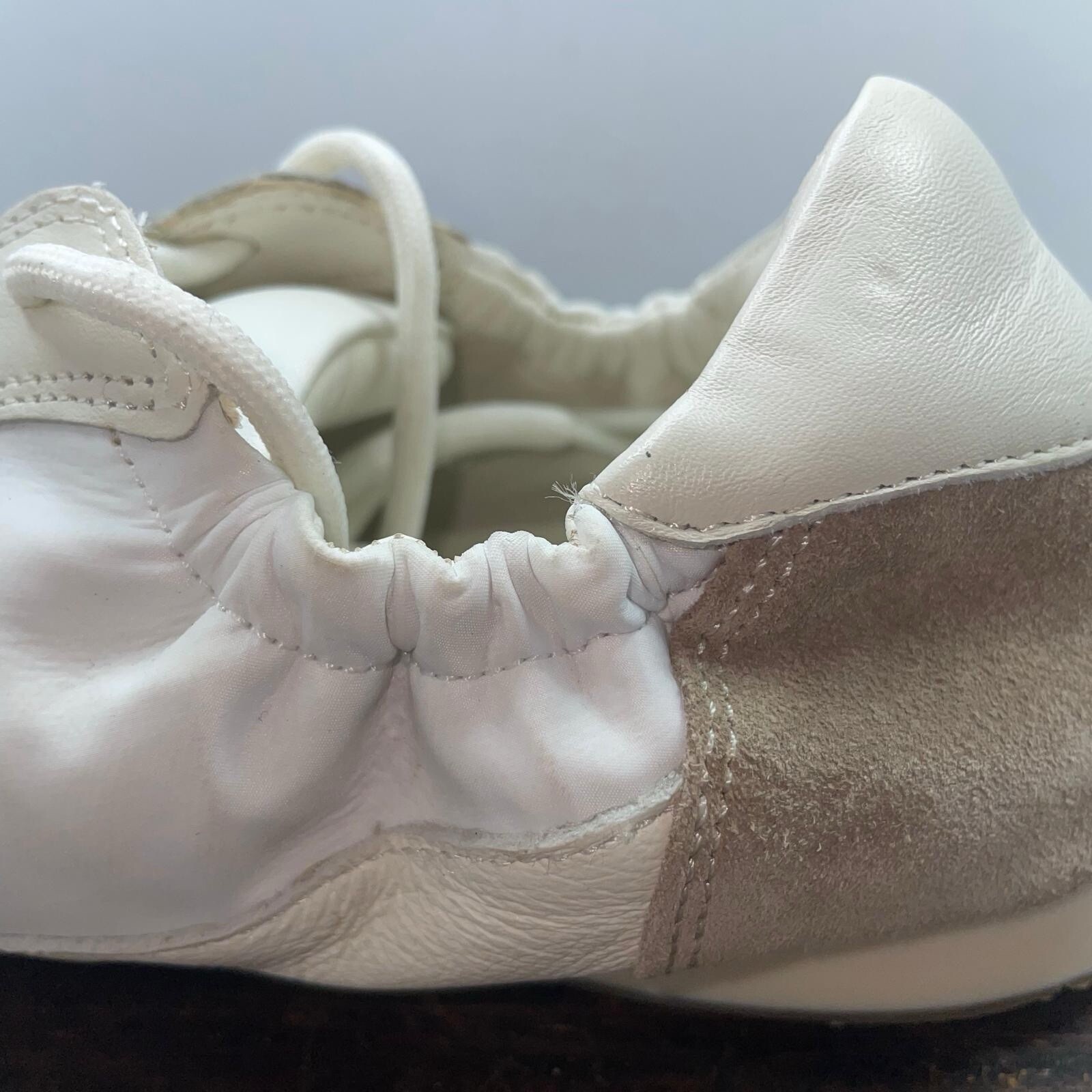 Tory Burch Women 9.5M Sneaker Nylon Calf Leather White Ivory Cerbiatto 100 Shoes thumbnail 10