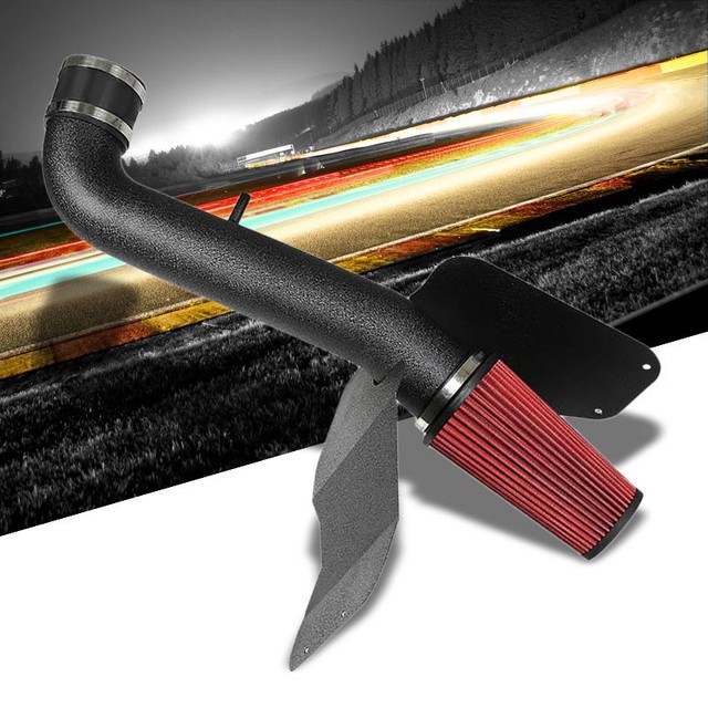 Black Cold Air Induction Intake+Heat Shield For Jeep 9904 Grand