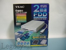 TEAC FD-05OCR USB 3.5 Inch 2HD Floppy Disk Drive Bus Powered White Tested