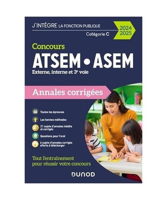 Concours ATSEM/ASEM - Annales corrigées - 2024-2025, Pelletier, Corinne