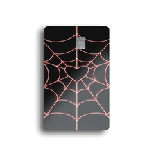 Heart Spider Web Card Skin