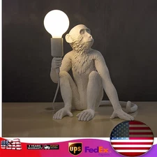 Monkey Table Lamp Nordic Light Resin Simian Hanging Rope Wall Lights LED Fixture