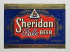 1940's IRTP beer label - SHERIDAN PALE 4% BEER - Sheridan, WY — photo 2