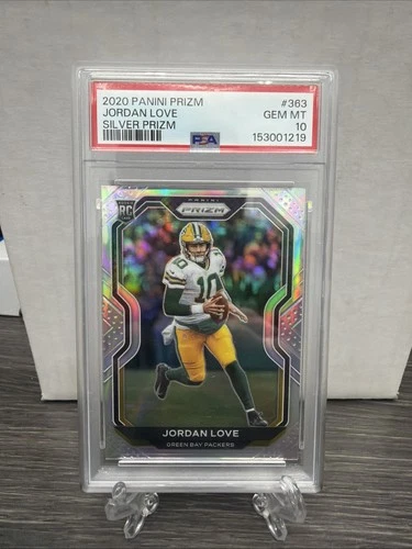 2020 Panini Prizm Silver Prizm Jordan Love 363 PSA 10
