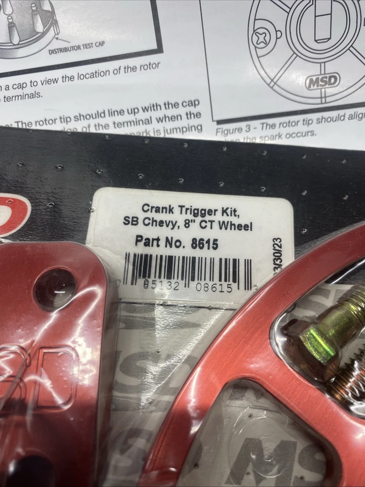 MSD 8615 SB Chevy 8" CT Kit de gatillo de manivela volante SLC- 748 Foto 3 de 4