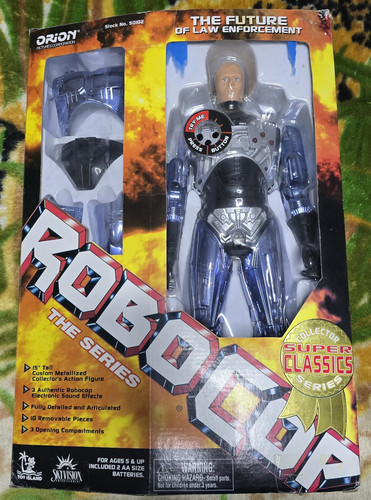 Toy Island ROBOCOP The Series 15" Metallized Collector's Action Figure COMPLETE