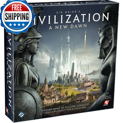 Asmodee Sid Meiers Civilization A Dawn Board Game - Rewrite History Your Way