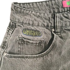 Empyre Jeans Women's 7 Black Tori Barrel Carpenter Baggy Skater Y2K 29x31 