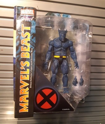 X Men Beast Marvel Comics Select Legends Spielzeug blaue Figur Wolverine Rogue
