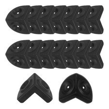 16 Pcs Speaker Cabinet Corners Protector 55x55x55mm Plastic Guard Wrap Angle
