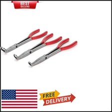 Versatile 3-Piece Hose Grip Pliers Set - 11-Inch Long  for Tight Areas