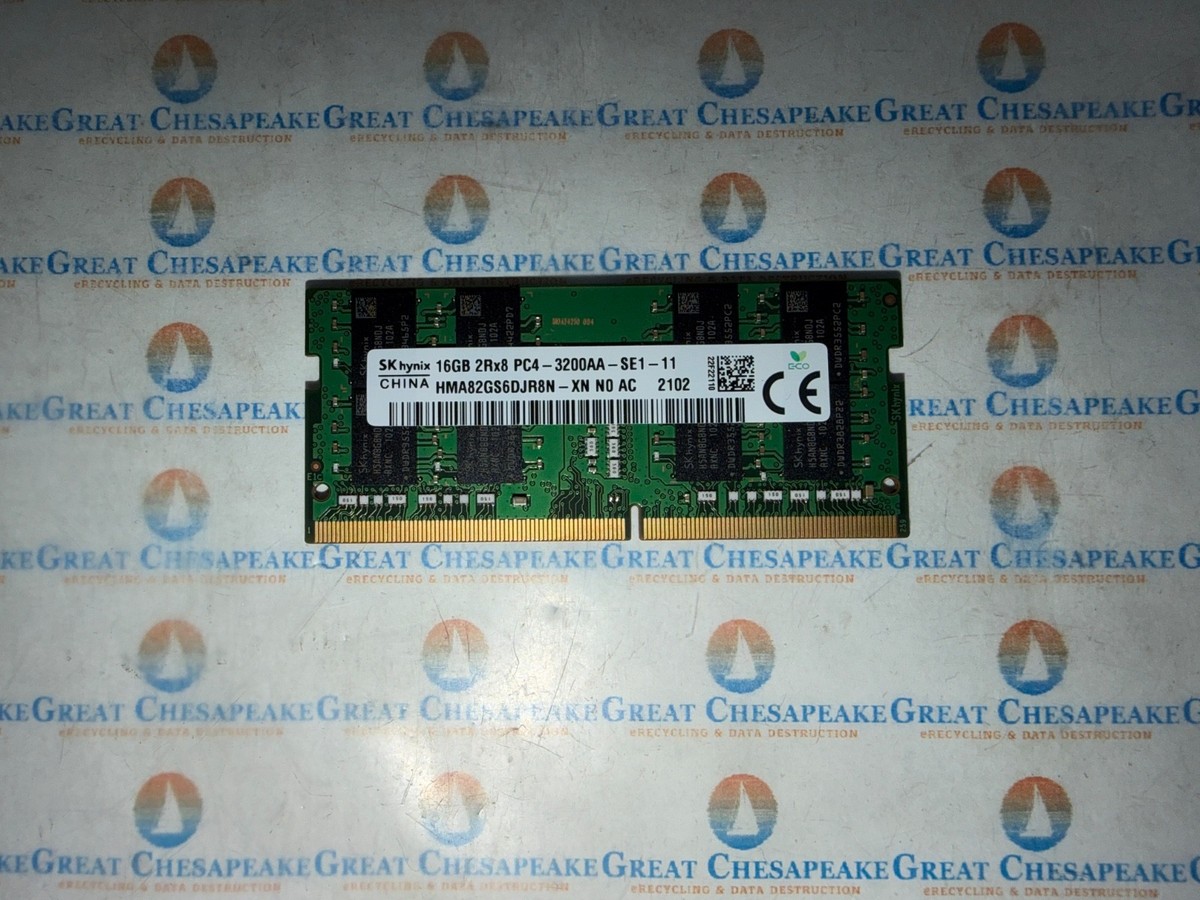 SK Hynix HMA82GS6DJR8N-XN 16GB PC4-3200AA DDR4 SODIMM Laptop Ram