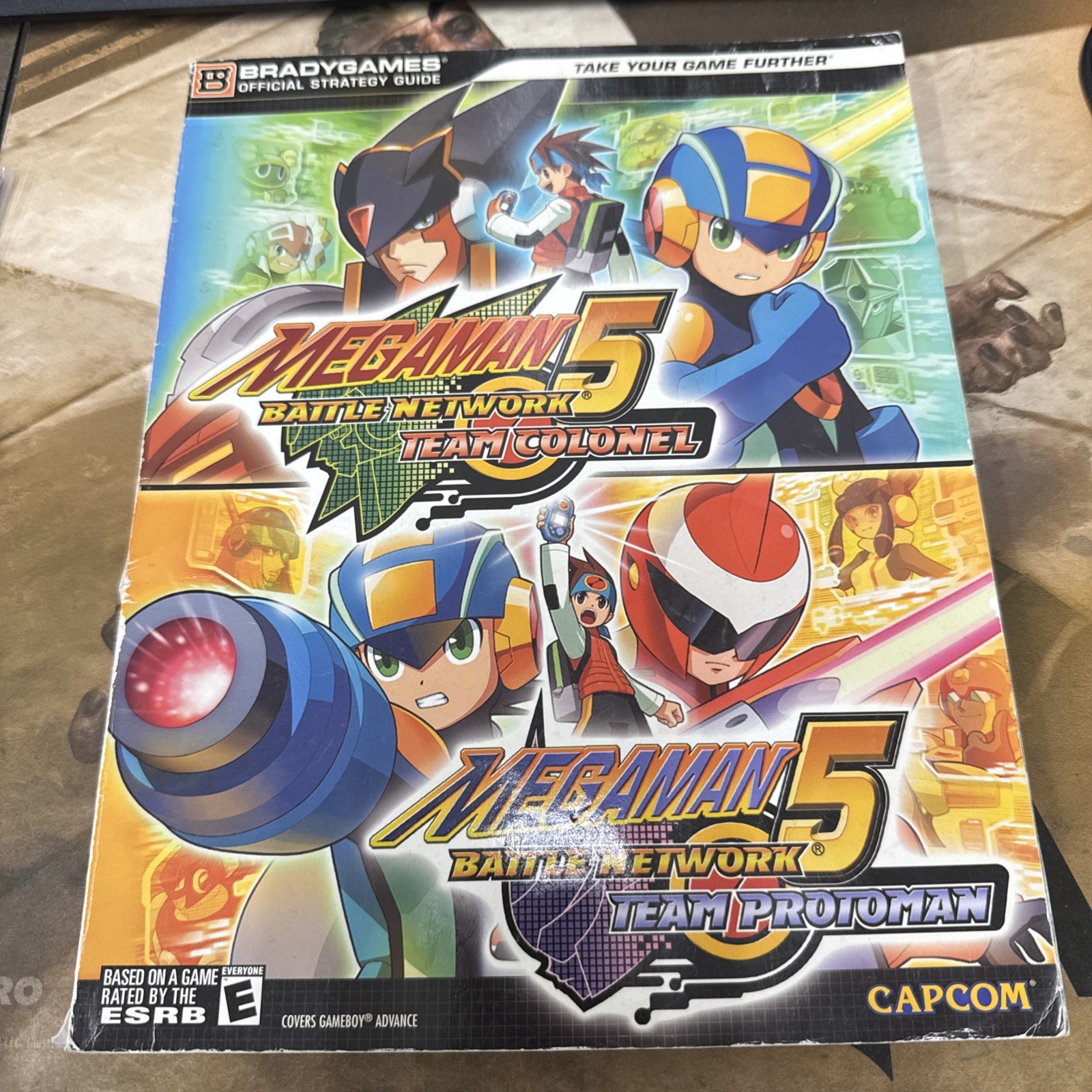 Mega Man Battle Network 5 Official Strategy Guide Brady Games Official Good