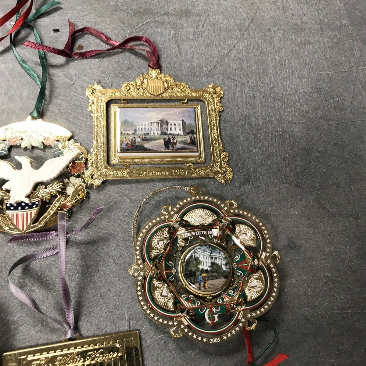 White House Historical Association Christmas Ornaments Lot Of 16