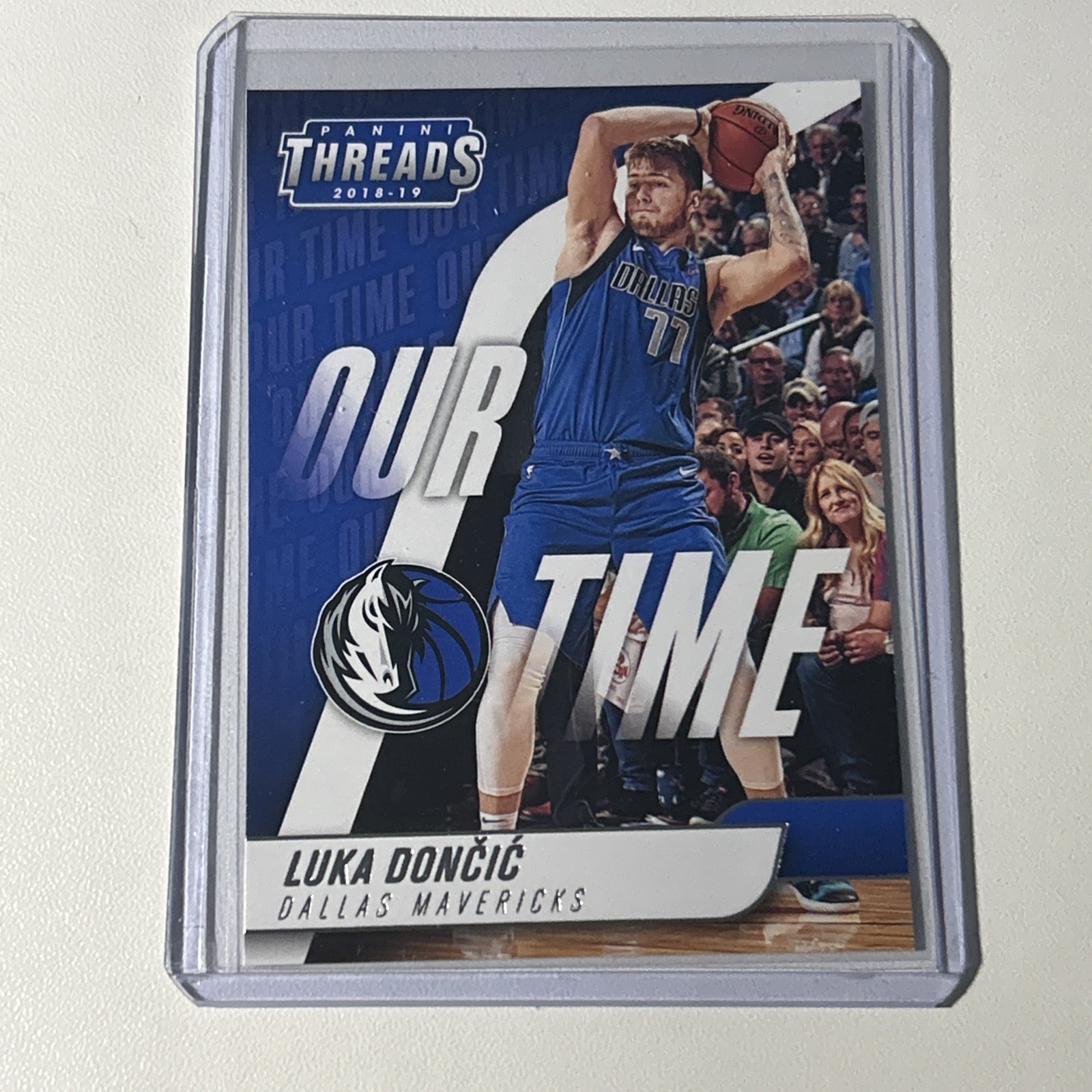 2018-19 Panini Threads Luka Doncic Our Time Rookie RC Mavericks