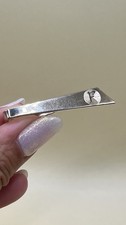 Vinatge Letter F Golden Tie Pin  