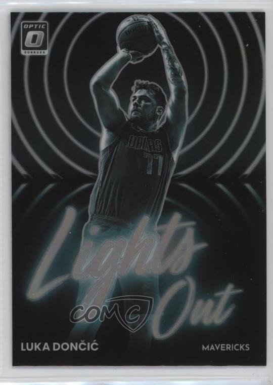 2022-23 Panini Donruss Optic Lights Out Holo Prizm Luka Doncic #10