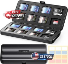 Large Capacity 32 Slots Memory Card Case for 16 SD and 16 For 16x SD 16x TF
