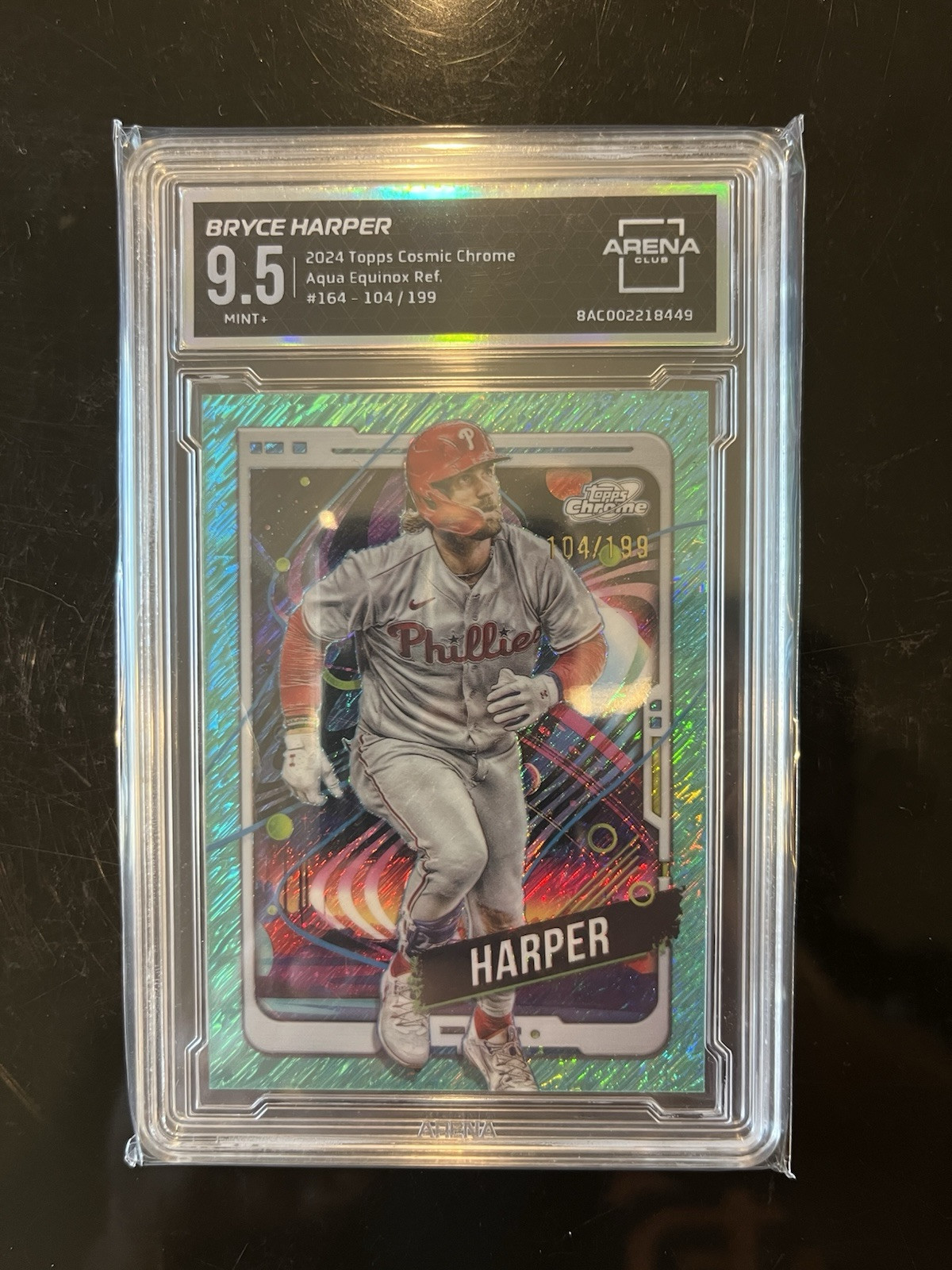 2024 Topps Cosmic Chrome - Aqua Equinox Refractor #164 Bryce Harper /199