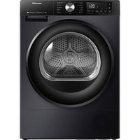 Hisense DH3S902BBCC 3S Series Heat Pump Tumble Dryer 9 kg Black A++ Rated