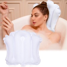 Jetec Inflatable Bath Pillow for Tub 20x15 Inch Pack of 1 , As Picture See