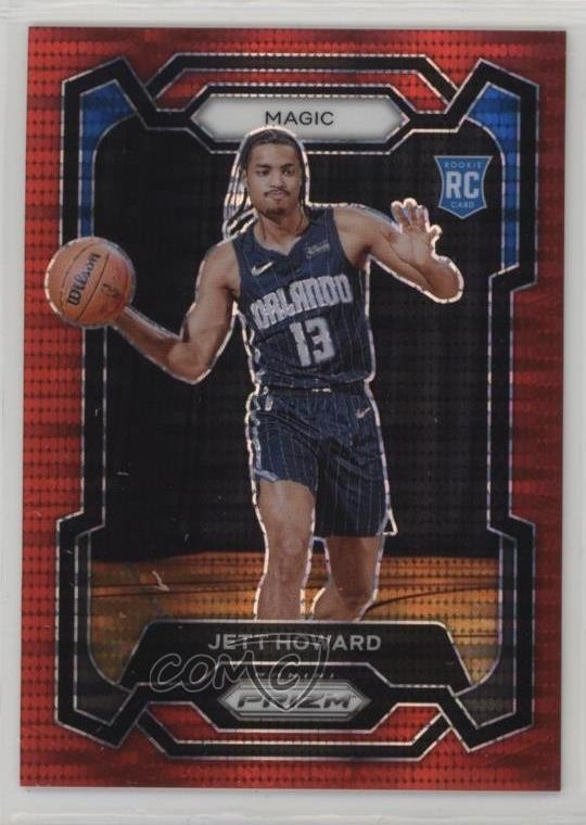 2023-24 Panini Prizm Red Seismic Prizm 128/299 Jett Howard #132 09vk