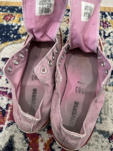 Converse Women Chuck Taylor All Star Dainty Shoe Pink EU 40 UK 7 US 9 Trashed - Imagen 9 de 10