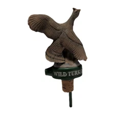 VINTAGE CERAMIC WILD TURKEY WHISKEY POURER POUR SPOUT STOPPER