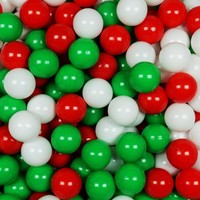 SpielbäLle ø7Cm 50Stk Weiß, GrüN, Rot