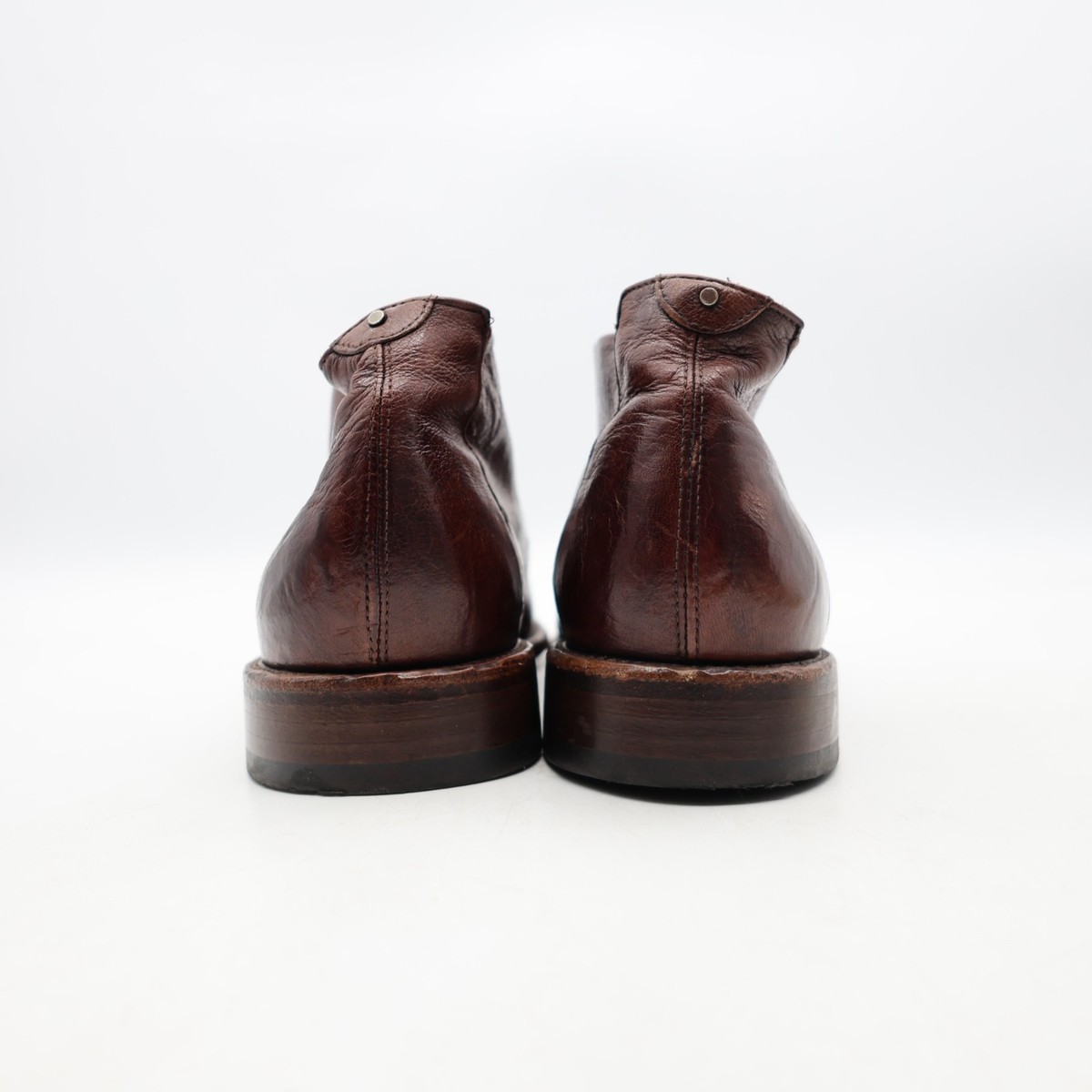 Untamed Street Italy Brown Leather Cap Toe Chukka Boots Men 7 US / 40 EU Untamed Street Brown Chukka Boots Men main image 2