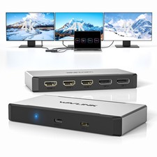 Wavlink USB-C/A to HDMI/DP Triple 4K 60Hz Docking Station 95W laptop charging
