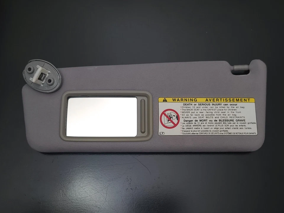 06-11 LEXUS GS300 GS350 GS430 LADO DEL CONDUCTOR IZQUIERDO PARASOL PARASOL FABRICANTE DE EQUIPOS ORIGINALES - GRIS Foto 4 de 4