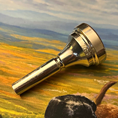Denis Wick 7CS silver-plated small shank trombone mouthpiece