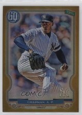 2020 Gypsy Queen Box Topper Chrome Gold Refractor 36/50 Aroldis Chapman 13iq