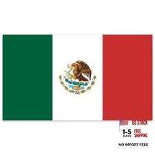 Mexico Car Sticker - Mexican Flag Vinyl Decal for Cars, Trucks Vehicle