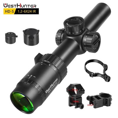 WestHunter HD-S 1.2-6X24 IRJagd Zielfernrohr Optic Sights Rot/Grün Beleuchtet