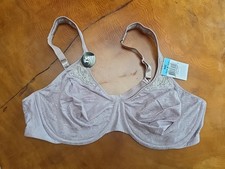 Playtex Women's Bra Size 44C Purple Full Coverage 4415 Wired Non Padded