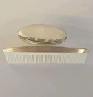 Lunt Lullaby Sterling Silver Baby Brush & Comb Set Pattern 1901 1904 Vintage