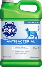 Cat's Pride Antibacterial Lightweight Clumping Cat Litter, Scented, 12 lb Jug