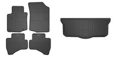 Frogum Fußmattensatz Autoteppich + Kofferraumwanne für Toyota Aygo PAB4_ KGB4_