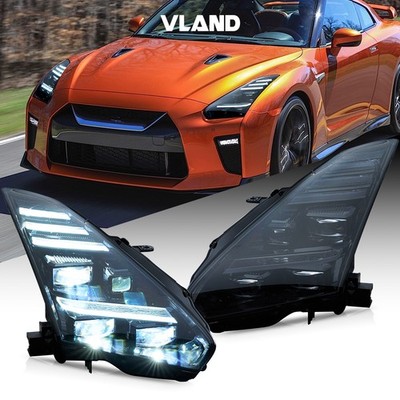 VLAND Voll LED DRL Scheinwerfer für 2008 23 Nissan R35 GTR Mit Startup Animation