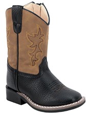 Old West Toddler Boys' Western Boot - Broad Square Toe - VB1092