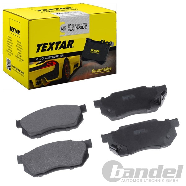 Textar BremsbelÄGe Vorderachse Passend FüR Honda City Civic CRX Prelude-image