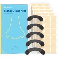 Nasal Strips, Reusable Band 45 Tabs for Breathing, Snoring Congestion