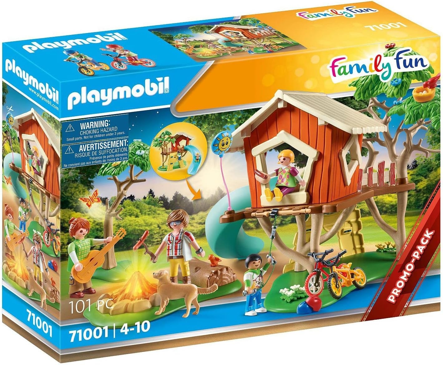 PLAYMOBIL CASETTA SULL'ALBERO CON SCIVOLO