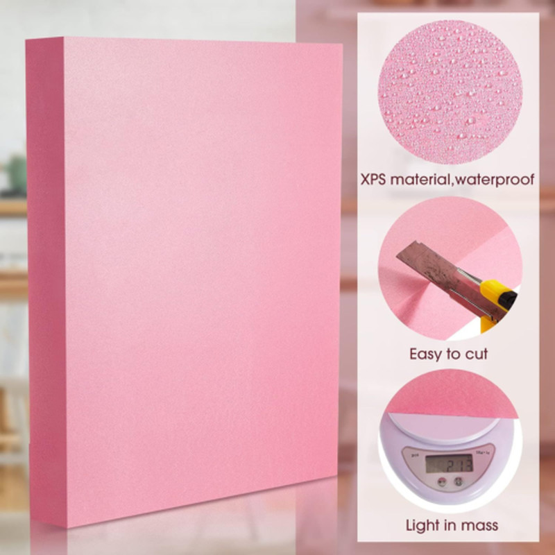 15 X 12 X 2'' Pink Insulation Foam Thick Foam Insulation Board Insulating XPS Fo