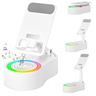 4 inl Wireless induction Speaker Phone Stand, Cell Phone Stand with Bluetooth