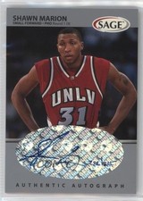 1999 Sage Auto Silver 286/315 Shawn Marion #A34 Auto 06ui