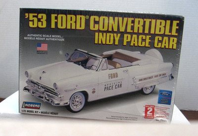Ford 1953 Convertible Indy Pace Car  1:25 scale Lindberg Kit Sealed Box Dented