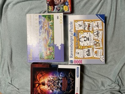 Puzzle Sammlung Paket|4 Puzzle| Sheepworld,Toy Story, Stranger Things, Disney